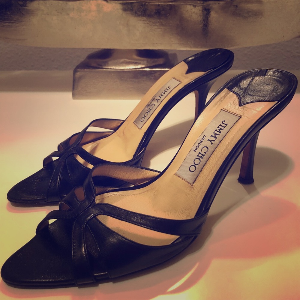 Jimmy Choo black heels size 5.5
